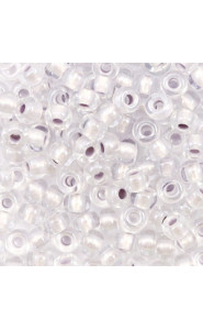 Miyuki rocailles Perlen 6/0 - Pearlized effect silver 6-4613